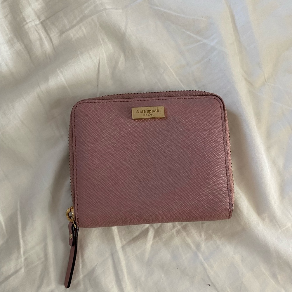 pink/mauve Kate Spade wallet